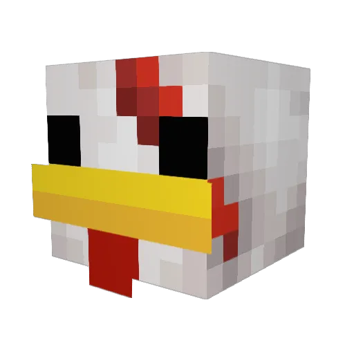 Darknuss1608 Minecraft avatar head, 3D render