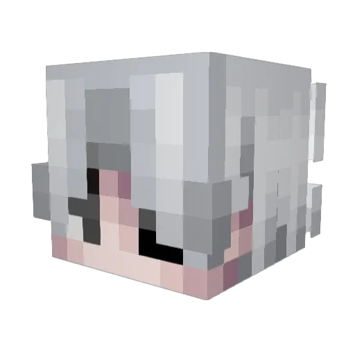 Darko11111 Minecraft avatar head, 3D render