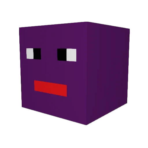 Darko_01 Minecraft avatar head, 3D render