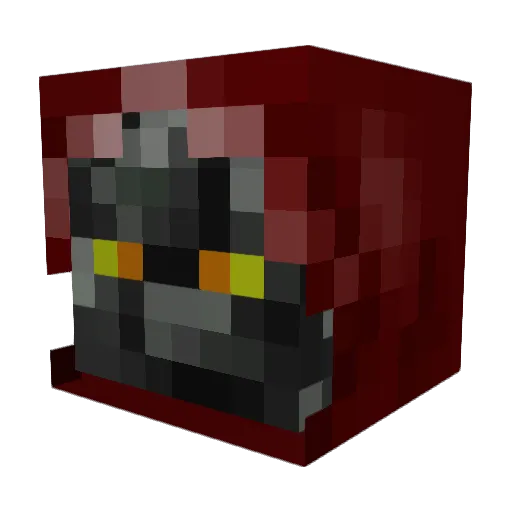 Darkone43 Minecraft avatar head, 3D render