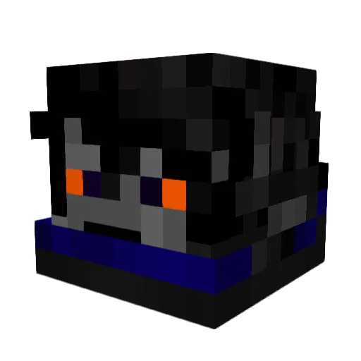 Darkorm360 Minecraft avatar head, 3D render