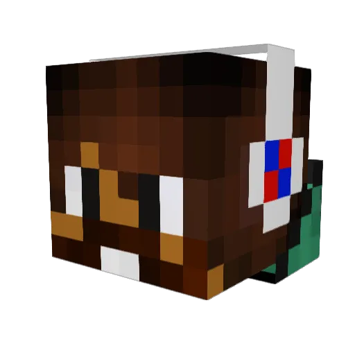 Darkosiris29 Minecraft avatar head, 3D render