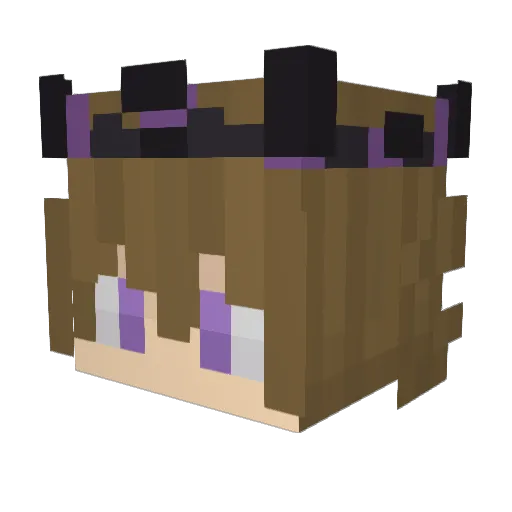 Darkphoenix752 Minecraft avatar head, 3D render