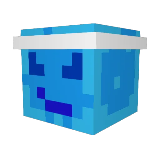 Darkphoenix Minecraft avatar head, 3D render