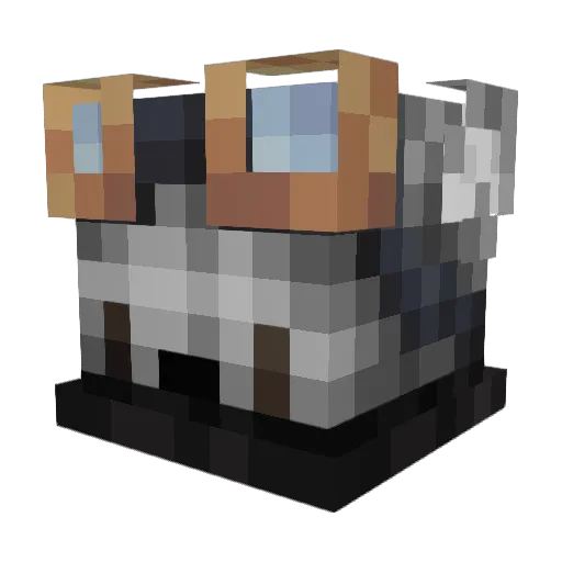Darkrai8520 Minecraft avatar head, 3D render