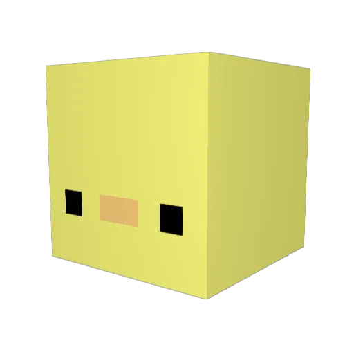 Darkri5050 Minecraft avatar head, 3D render