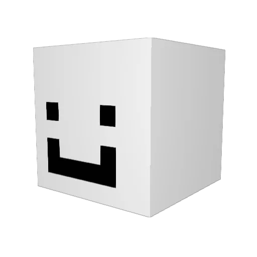 DarkriderMC Minecraft avatar head, 3D render