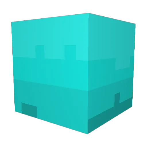 DarkriserPE Minecraft avatar head, 3D render