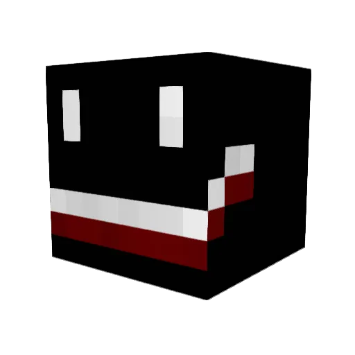 Darkshad0w99 Minecraft avatar head, 3D render