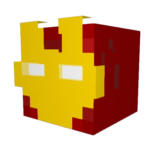 Darkshooter1112 Minecraft avatar head, 3D render