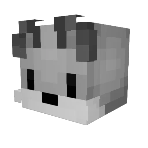 Darksou155 Minecraft avatar head, 3D render