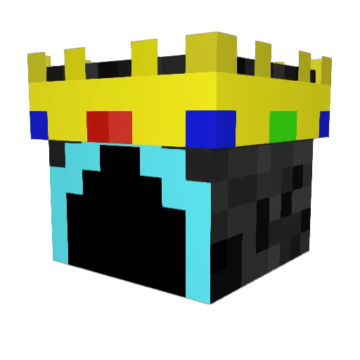 Darksoul1555 Minecraft avatar head, 3D render