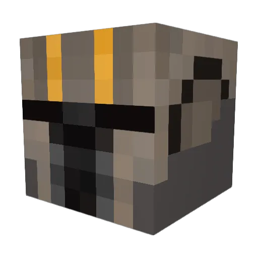 Darkspawn13 Minecraft avatar head, 3D render