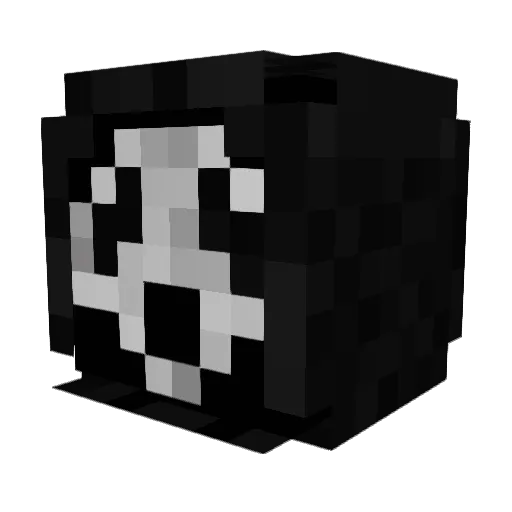 Darkspirit55 Minecraft avatar head, 3D render