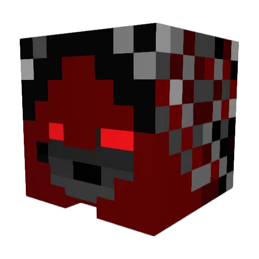 DarkusZetak Minecraft avatar head, 3D render