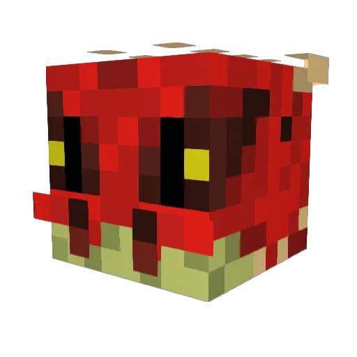 Darkvoid202 Minecraft avatar head, 3D render