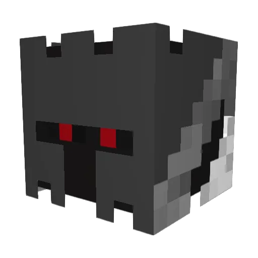 Darkwesley11 Minecraft avatar head, 3D render