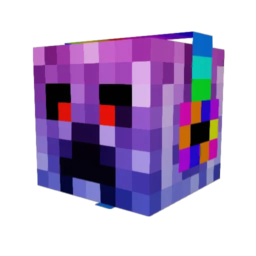 Darky19999 Minecraft avatar head, 3D render
