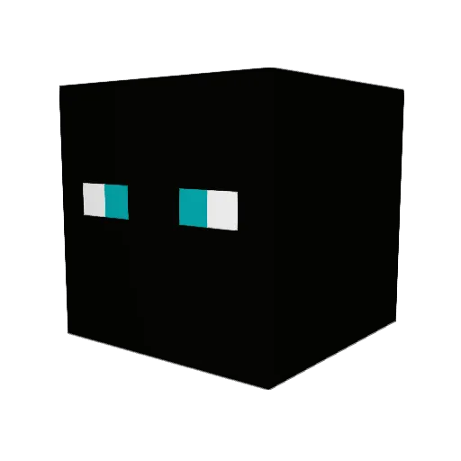 Darky_13 Minecraft avatar head, 3D render