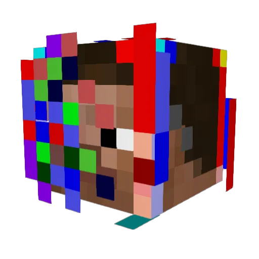 Darl0027 Minecraft avatar head, 3D render