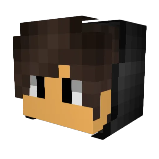 DarlingNL Minecraft avatar head, 3D render