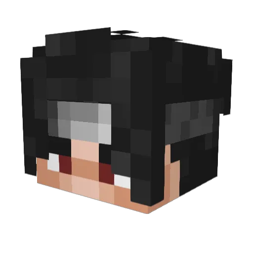 Darlof Minecraft avatar head, 3D render