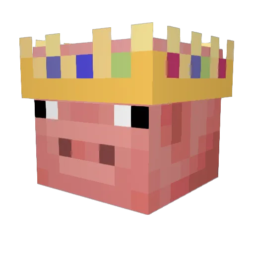 Darlyng_ Minecraft avatar head, 3D render
