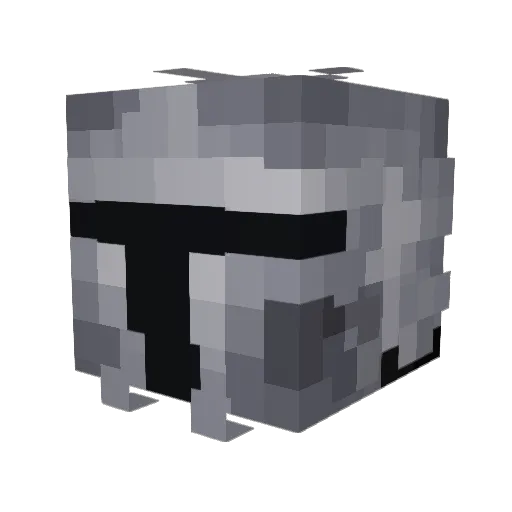 Darmege Minecraft avatar head, 3D render