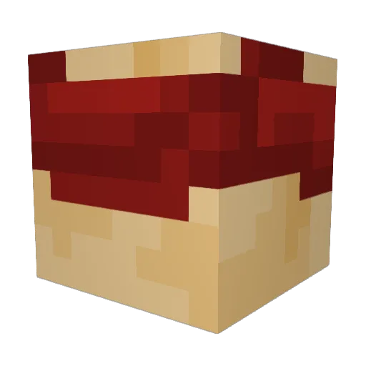 Darmise Minecraft avatar head, 3D render