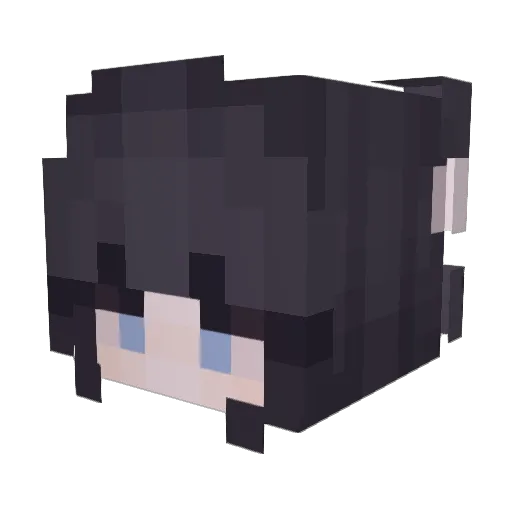 DarnedRocket808 Minecraft avatar head, 3D render
