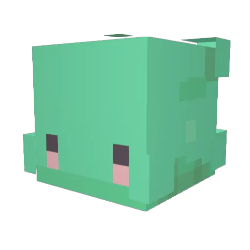Darner77 Minecraft avatar head, 3D render