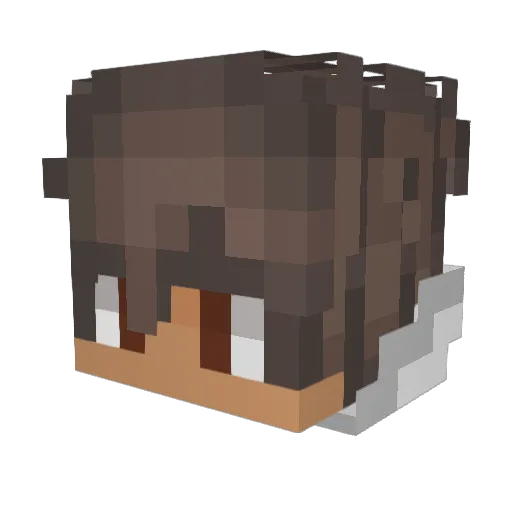 Darnoc01 Minecraft avatar head, 3D render