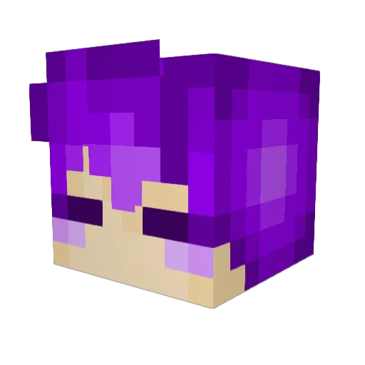 Daroiss Minecraft avatar head, 3D render