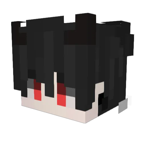 DaronDeWist Minecraft avatar head, 3D render