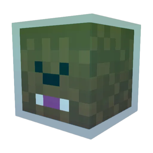 DarqLite69 Minecraft avatar head, 3D render