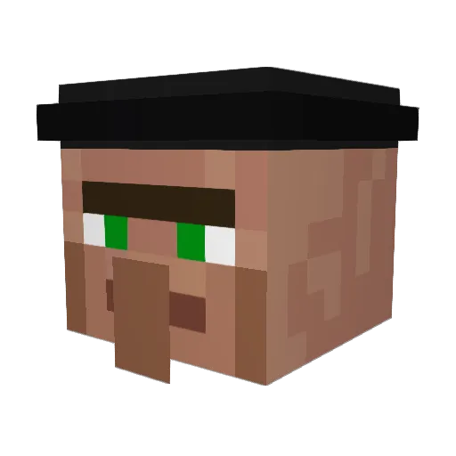 Darr_Adeli Minecraft avatar head, 3D render