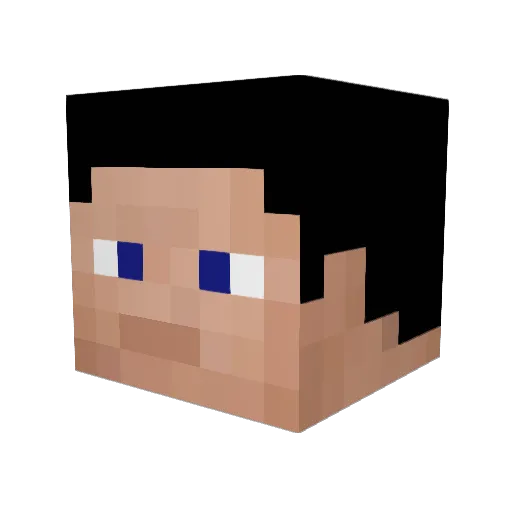 Darragh09 Minecraft avatar head, 3D render