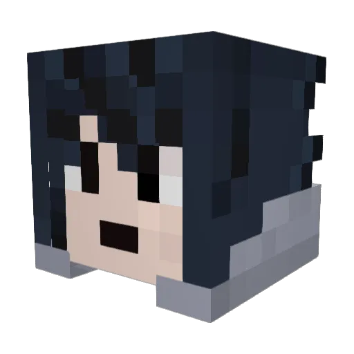 Darragi Minecraft avatar head, 3D render