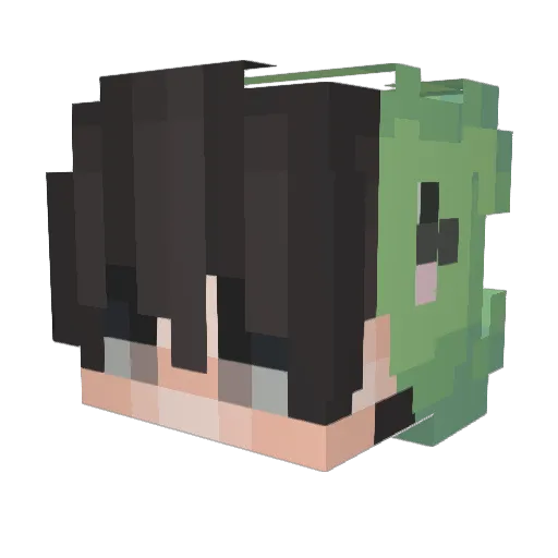 Darrel_xo Minecraft avatar head, 3D render