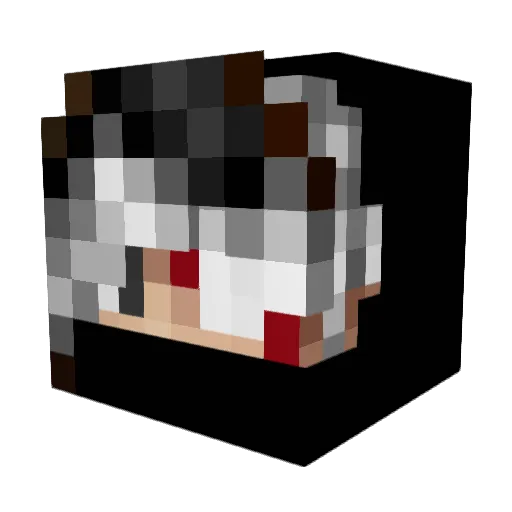 Darrenh22 Minecraft avatar head, 3D render