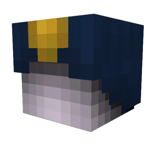 Darrinjaime Minecraft avatar head, 3D render