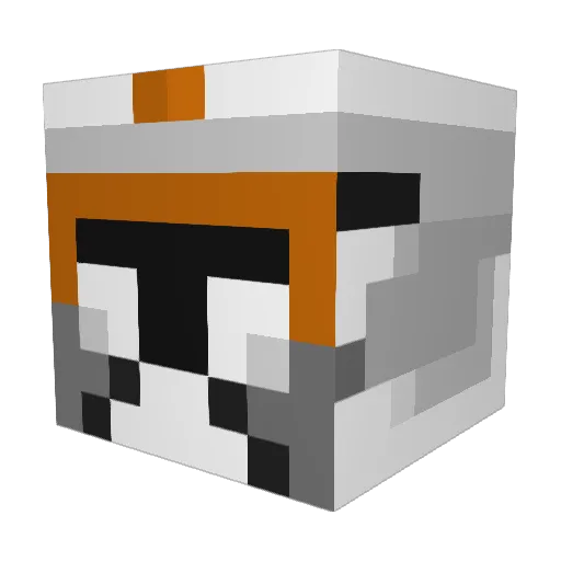 Darriuus Minecraft avatar head, 3D render