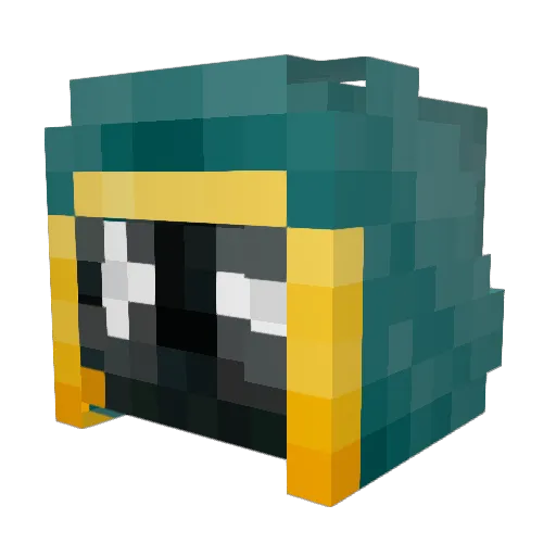 Darrnok Minecraft avatar head, 3D render