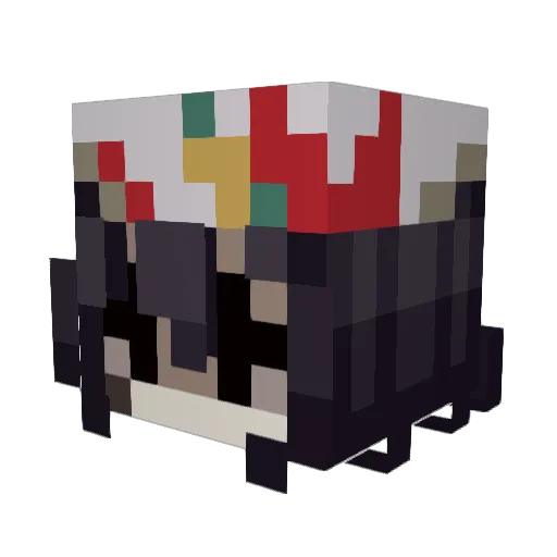 DarrowNotGlass Minecraft avatar head, 3D render