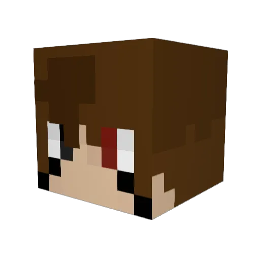 Dart_MXC Minecraft avatar head, 3D render