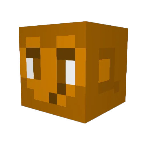 Dart__Monkey Minecraft avatar head, 3D render