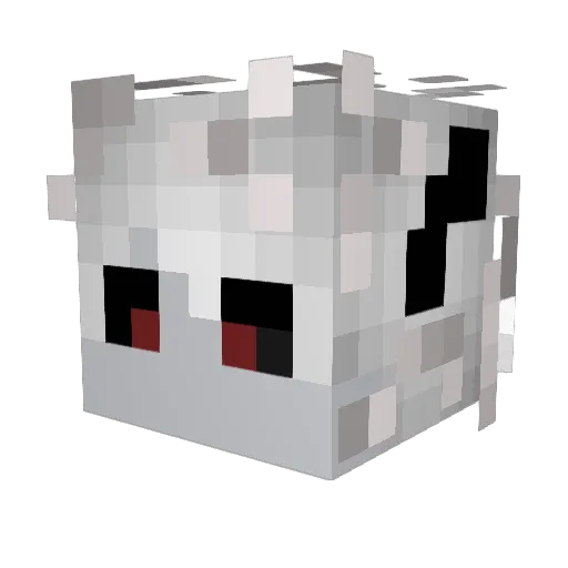 DartaXx Minecraft avatar head, 3D render