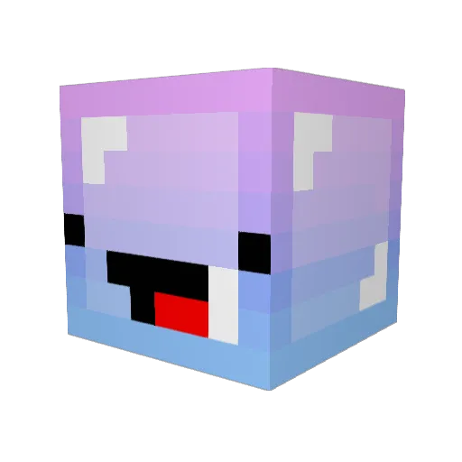 Dartagnann Minecraft avatar head, 3D render
