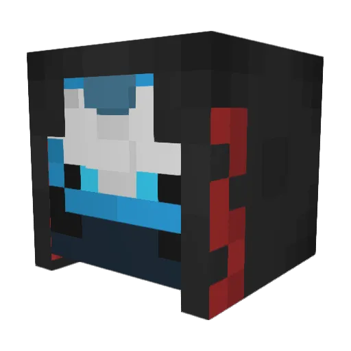 DartasArts Minecraft avatar head, 3D render