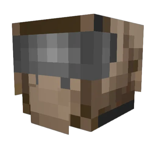 Darth921 Minecraft avatar head, 3D render